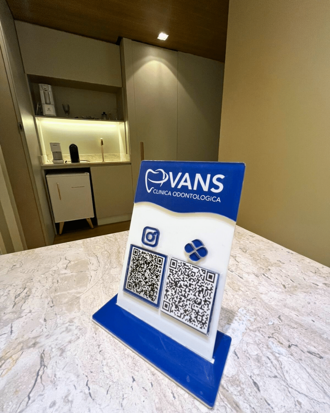 Ambiente interno da Vans Clínica Odontológica